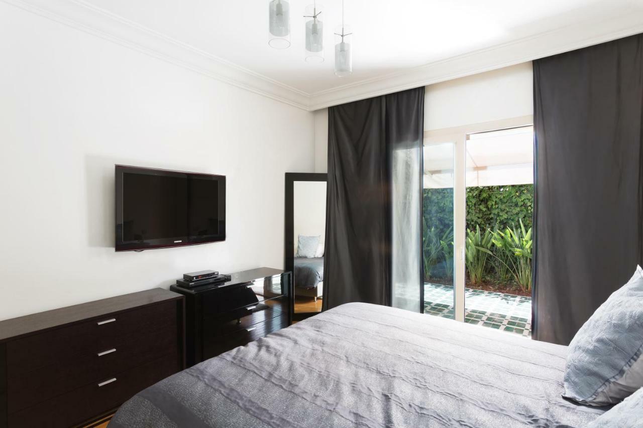The Ruby Apartment With Private Swimming Pool - Hivernage Quarter - By Goldex Marrakech Marrakesh Buitenkant foto