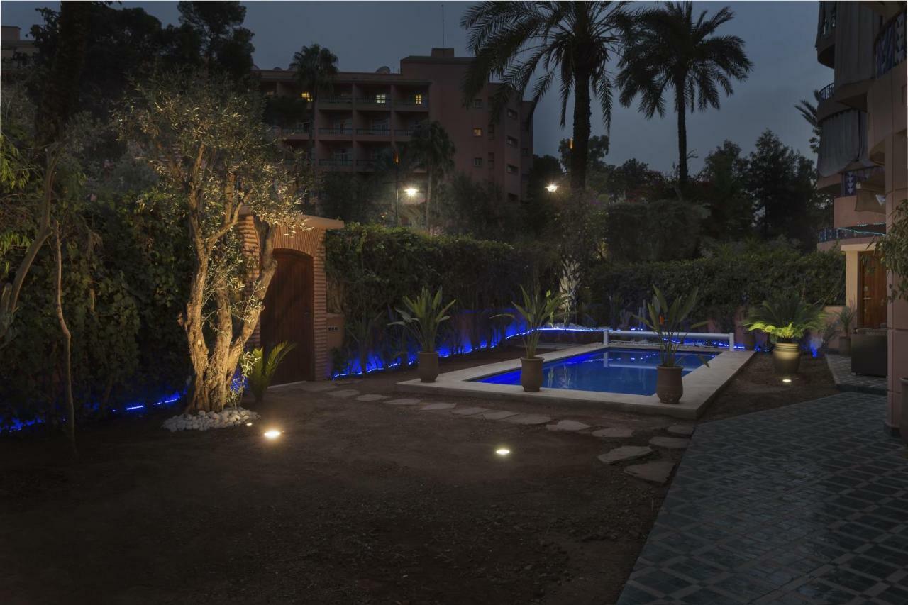 The Ruby Apartment With Private Swimming Pool - Hivernage Quarter - By Goldex Marrakech Marrakesh Buitenkant foto